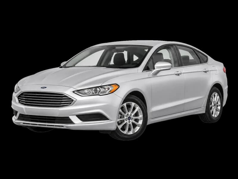 Ford Fusion 2.5L, silver, front three-quarter view
